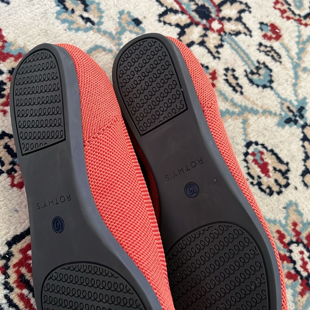 Rothy's Coral Knit Pointed Toe Flats - Picture 4 of 7